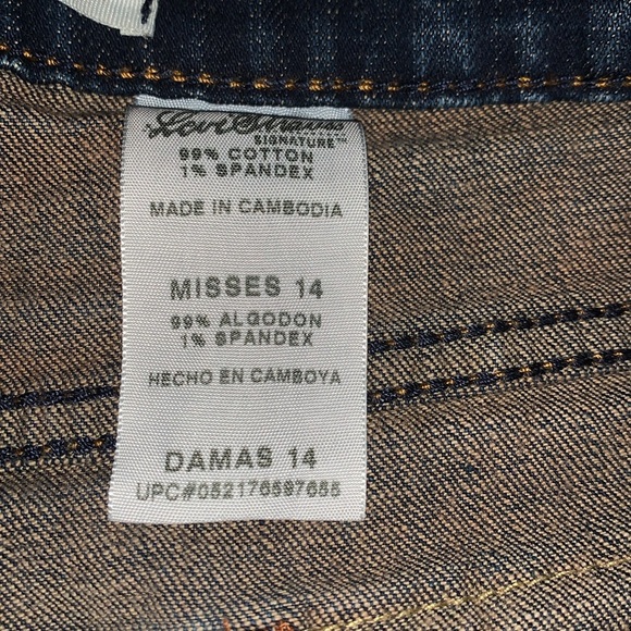 Gently Loved Misses Levis Signature Boot Cut Jeans - Picture 5 of 8